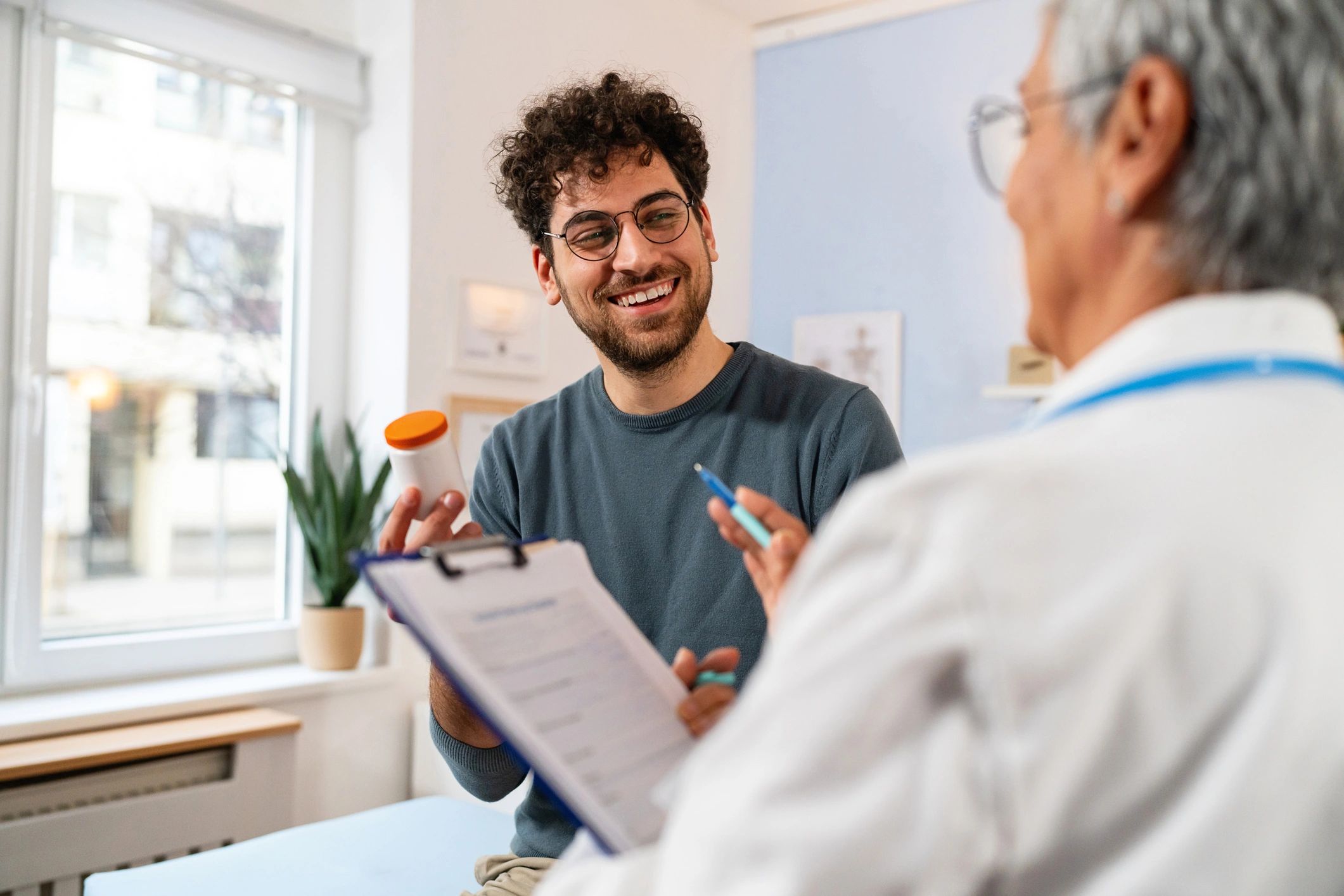 Medication management visit discussing options and side effects